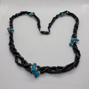 Black and turquoise necklace